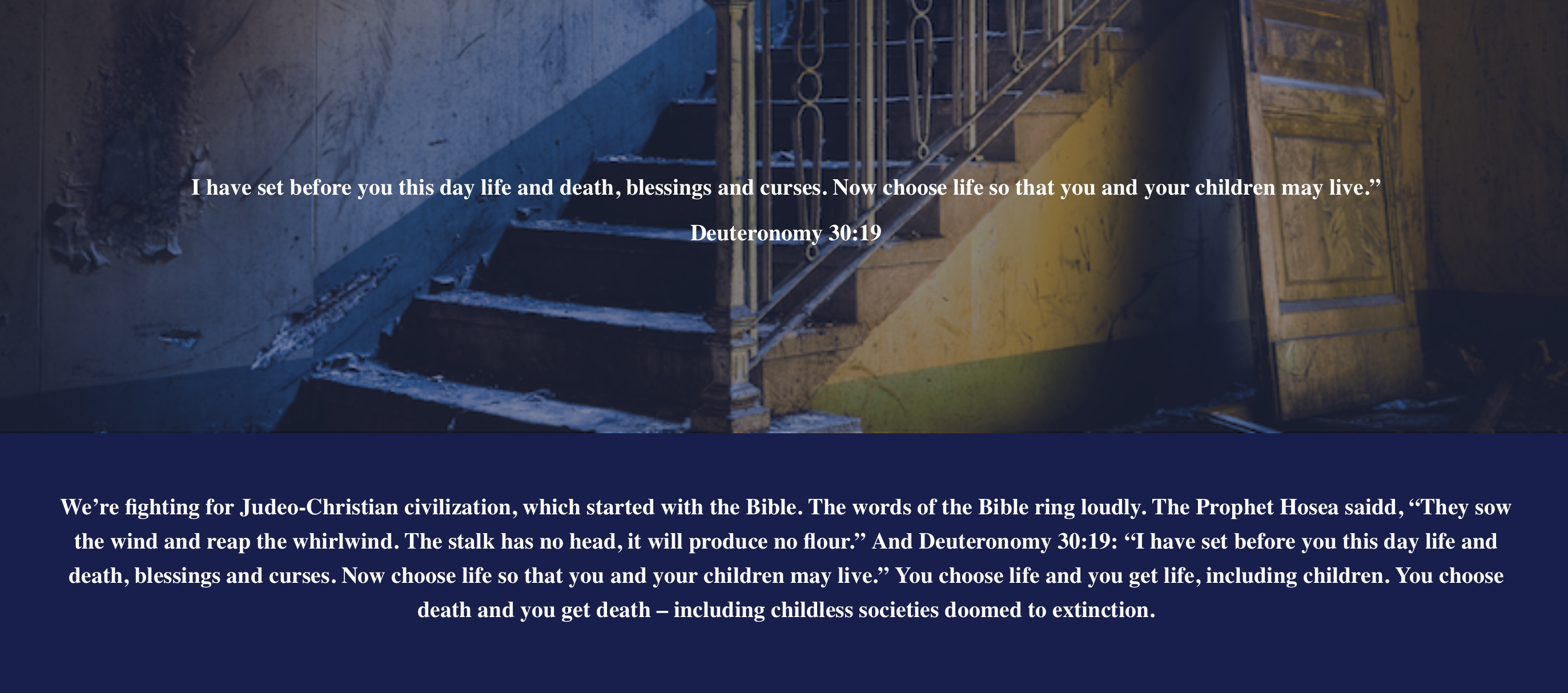 Demographic Winter: The Facts